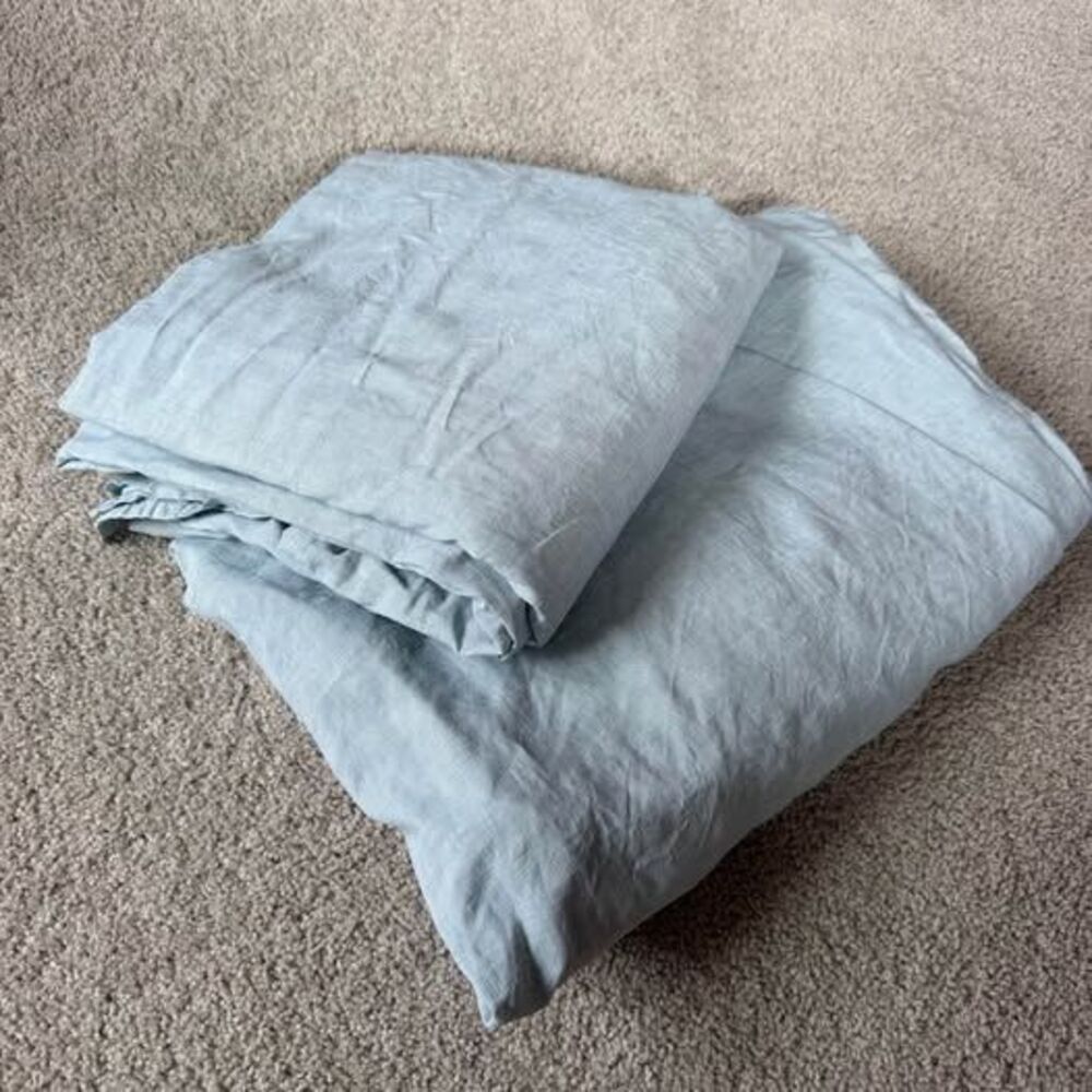 Pottery Barn 100% Linen King Sheets